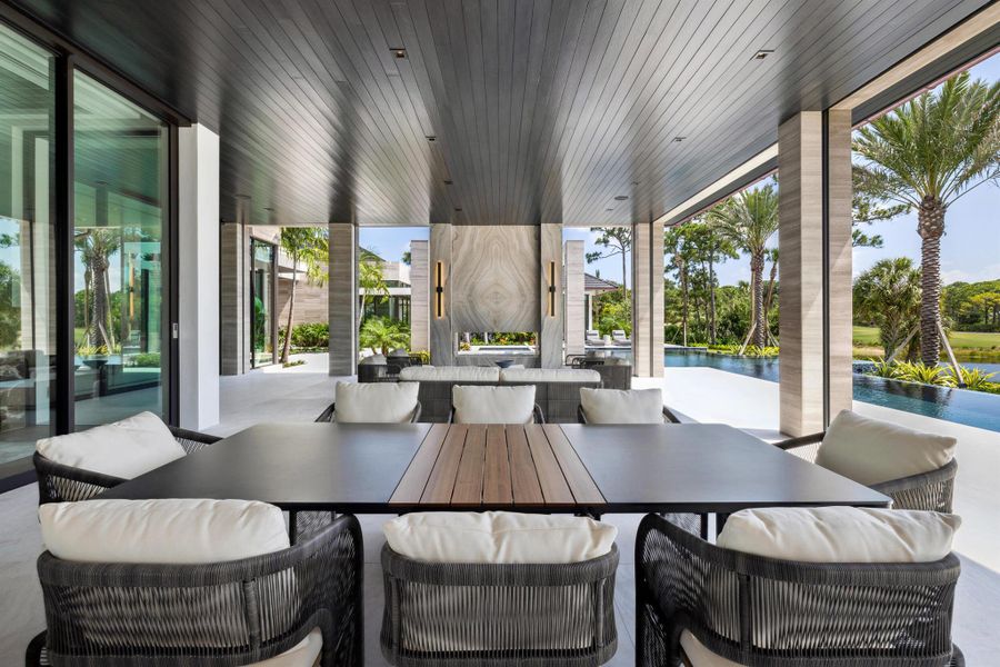 Furnished interior view inside a new home in , Jupiter (Image 50).