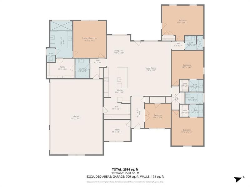2D floor plan layout of this home in , Granbury, TX (Image 5).
