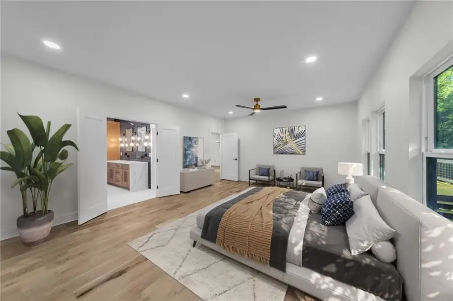 Furnished interior view inside a new home in , College Park (Image 16).