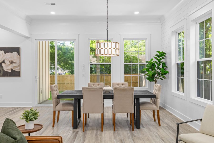 Furnished interior view inside a new home in , North Charleston (Image 16).