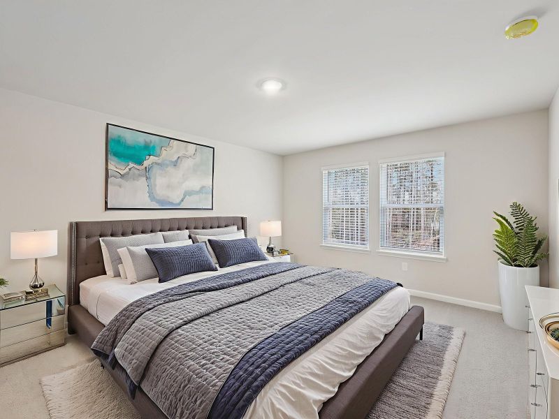 Furnished interior view inside a new home in Northwoods at Mirror Lake, Villa Rica (Image 7).