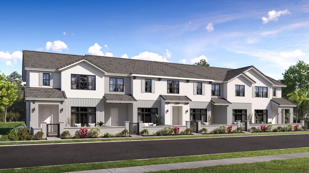 Exterior B with landscaping