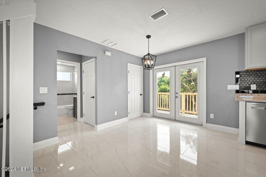 Furnished interior view inside a new home in , St. Augustine (Image 17).