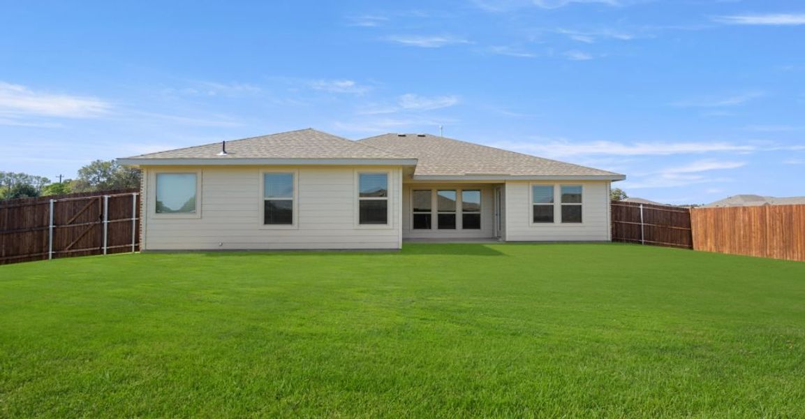 Representative exterior photo of a completed home built from the Cromwell II by Impression Homes in Stone Eagle, Azle, TX (Image 26).