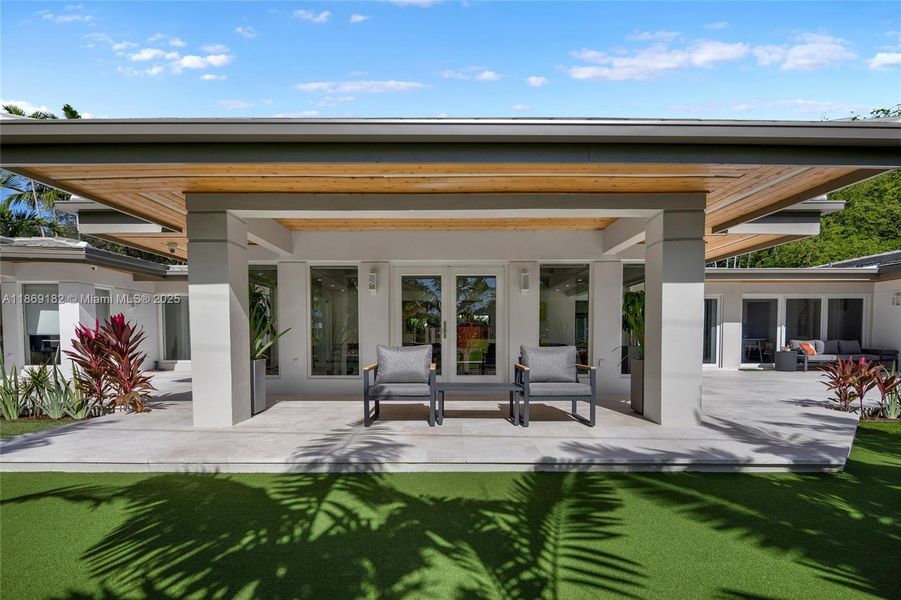 Front exterior of a new home in , Coral Gables, FL, highlighting curb appeal (Image 1).