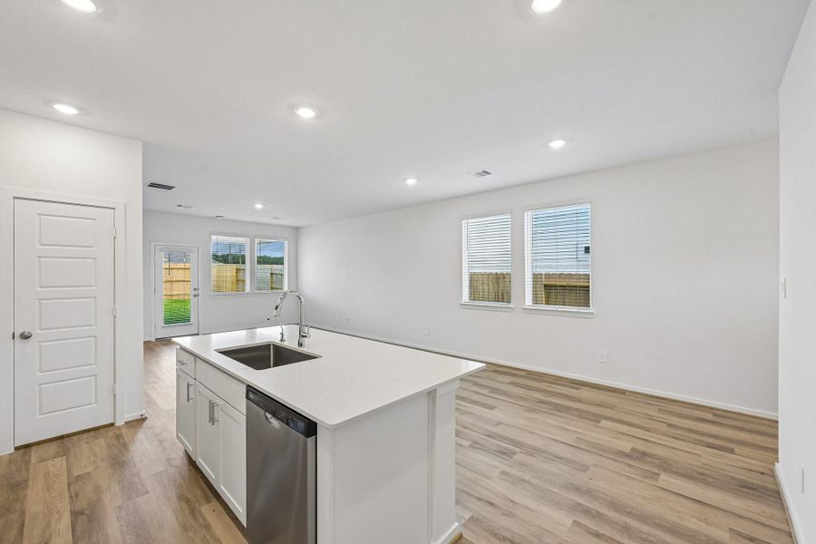 Furnished interior view inside a new home in Riviera Pines - Traditional Series, Huffman (Image 14).