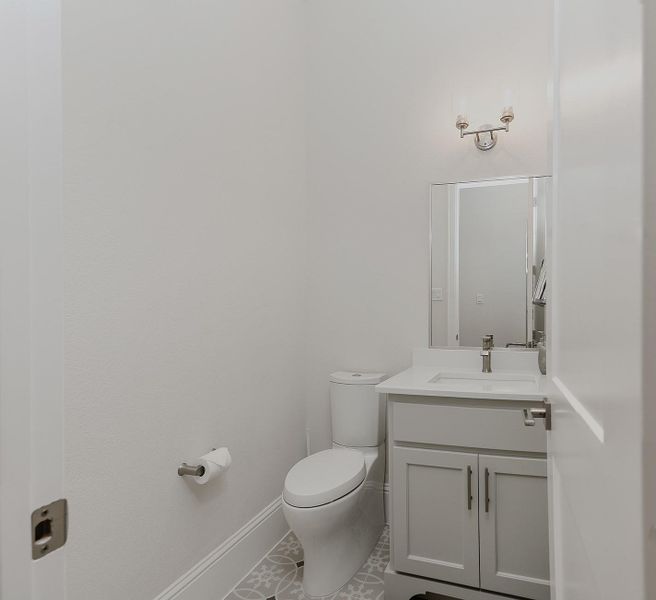 Furnished interior view inside a new home in The Highlands - 65', Porter (Image 17). Furnished interior view inside a new home in The Highlands - 65', Porter (Image 17).