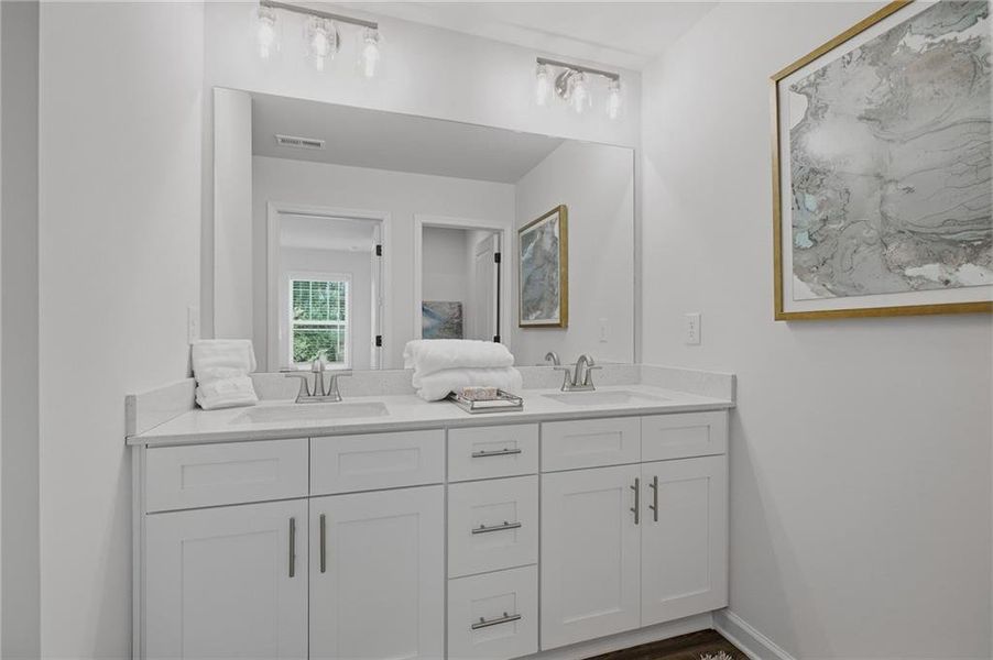 Furnished interior view inside a new home in , Austell (Image 14). Furnished interior view inside a new home in , Austell (Image 14).