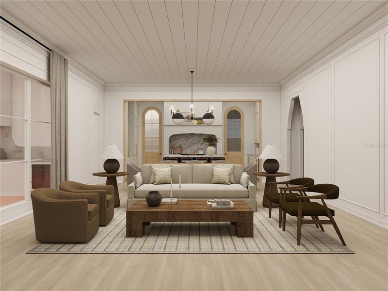 Furnished interior view inside a new home in , Winter Park (Image 7).