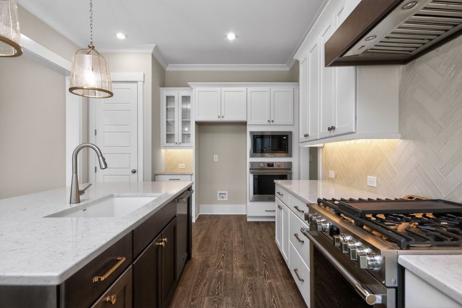 Representative furnished interior of a home built from the Brassfield by Homes by Dickerson in Cattail, Clayton (Image 8).