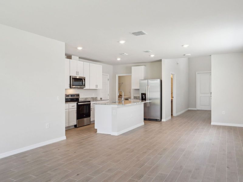 Dining room in the Ibis floorplan at 44518 Cable Creek Dr