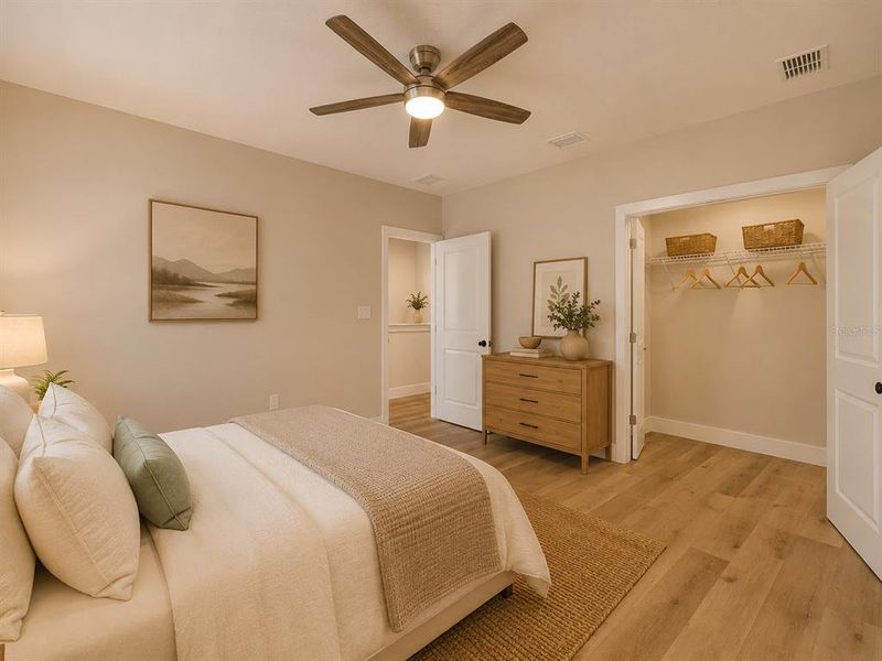 Furnished interior view inside a new home in , St. Petersburg (Image 17).