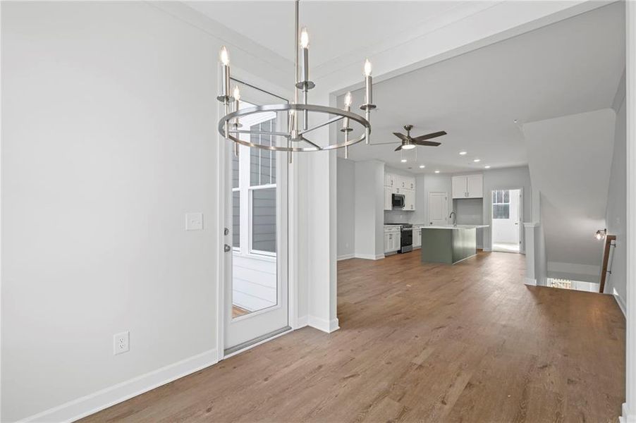 Spacious, unfurnished interior of a new home in The Village at River Green, Canton (Image 12).