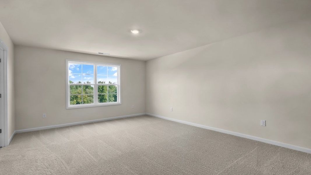 Representative unfurnished interior of a home built from the Linville by D.R. Horton in The Meadows at Kinsley, Jamestown (Image 17).