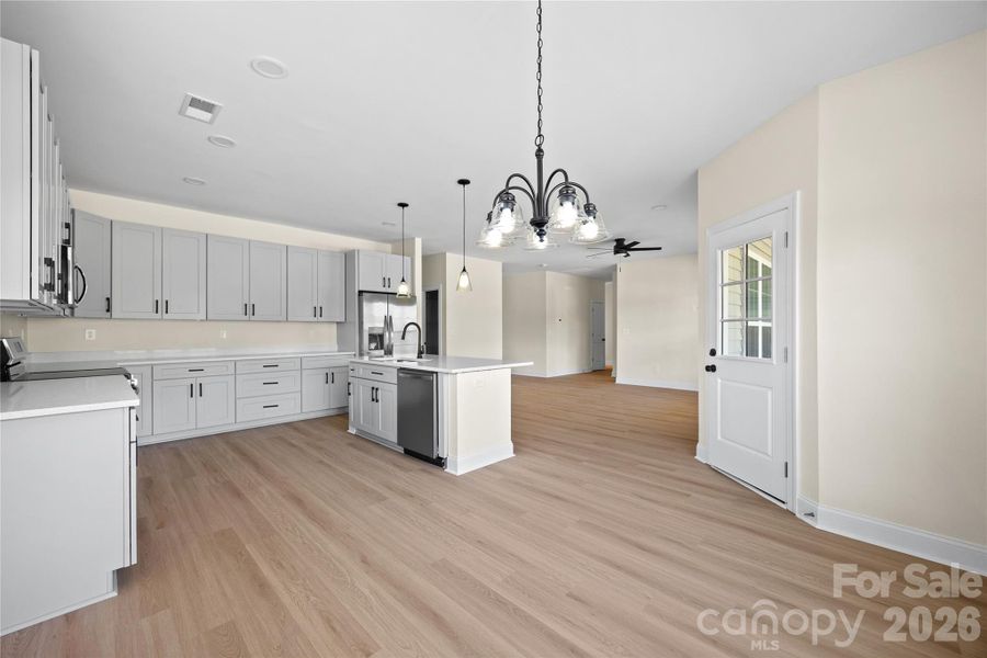 Furnished interior view inside a new home in , Troutman (Image 6).