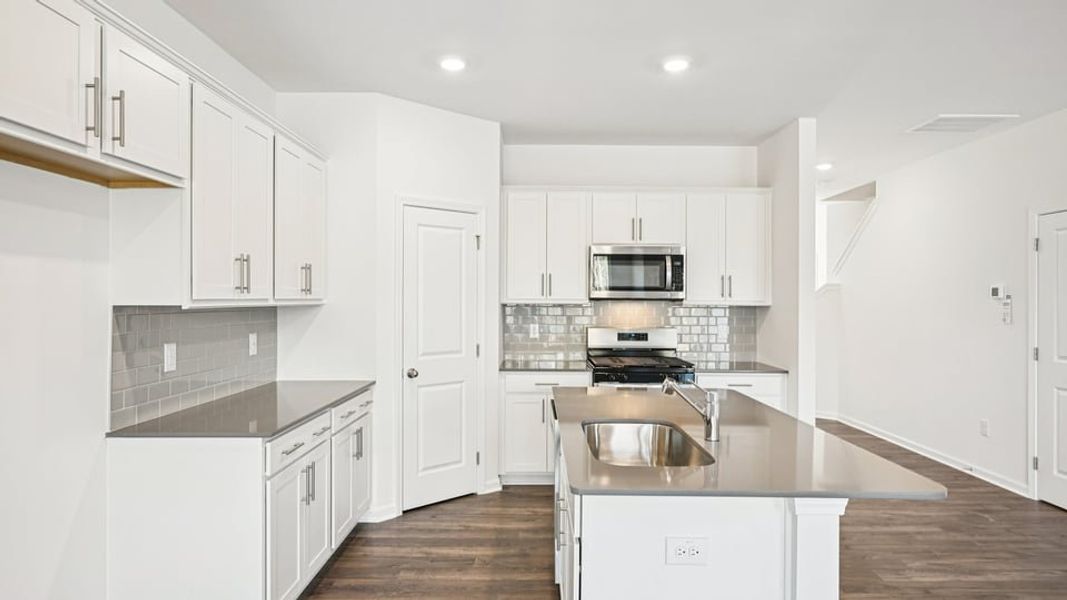 Furnished interior view inside a new home in Chapel Townes, Raleigh (Image 8).