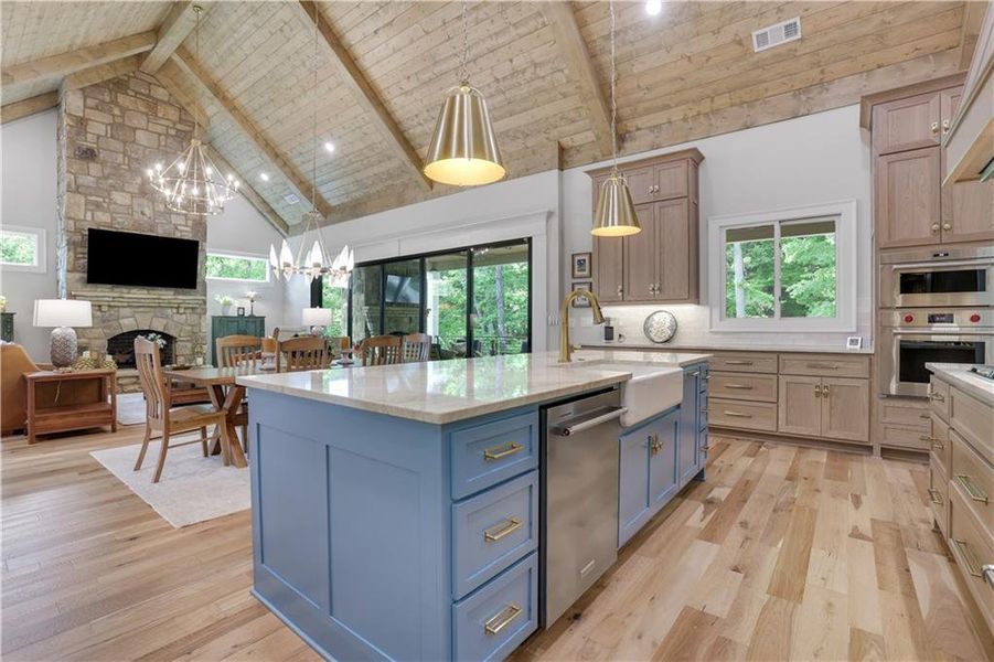 Furnished interior view inside a new home in , Dahlonega (Image 52).