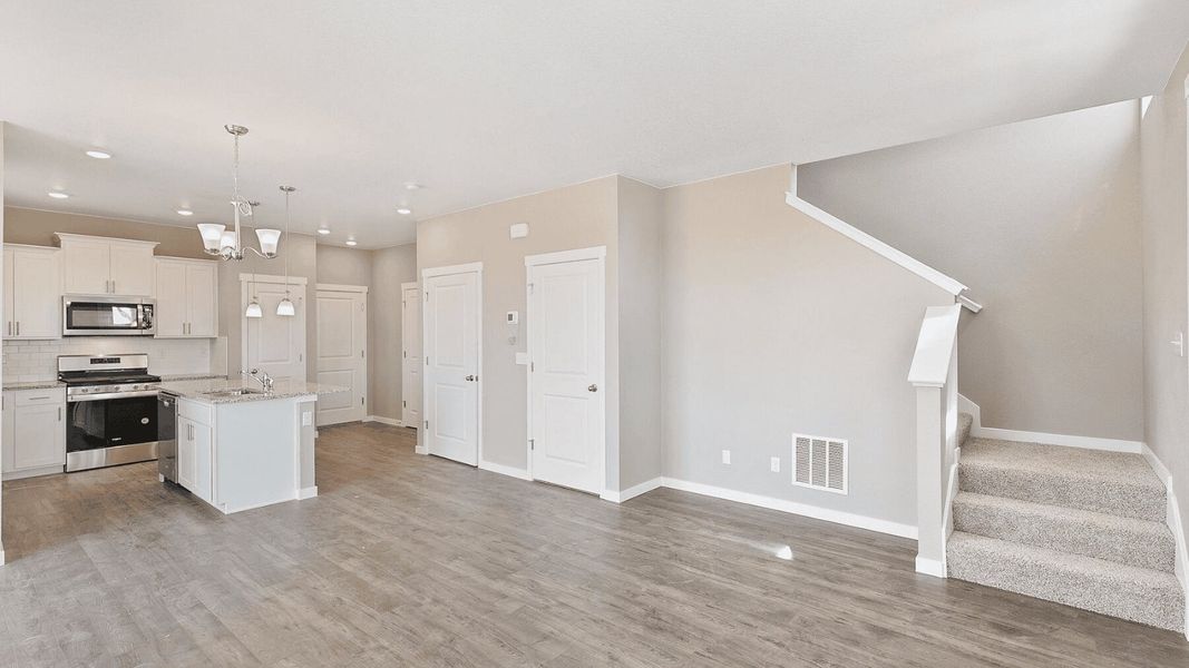 Spacious, unfurnished interior of a new home in Settlers Crossing, Commerce City (Image 7). Spacious, unfurnished interior of a new home in Settlers Crossing, Commerce City (Image 7).