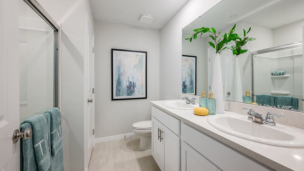 Representative furnished interior of a home built from the Hemlock by Taylor Morrison in Southloch, Mount Dora (Image 8).