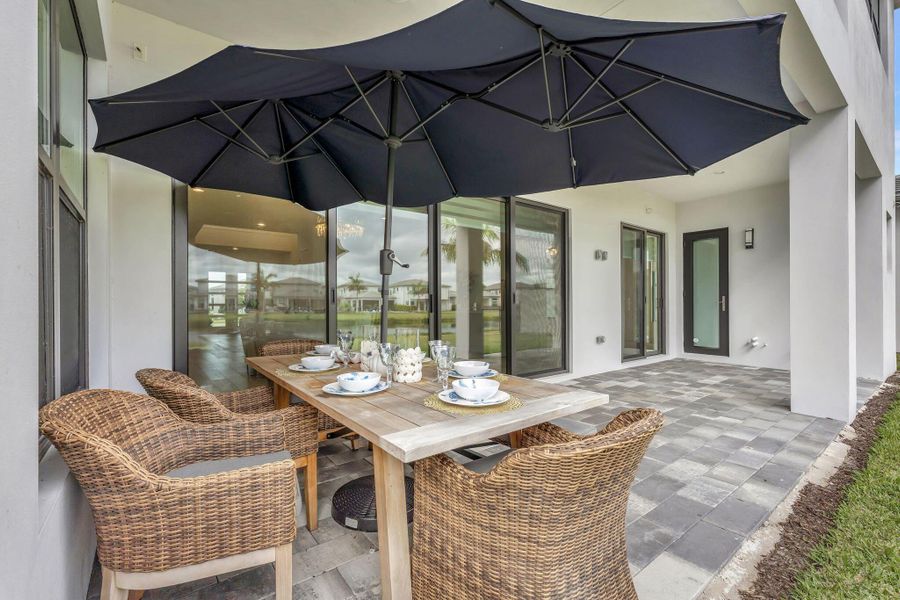 Exterior details and patio area of a home in , Boca Raton (Image 49). Exterior details and patio area of a home in , Boca Raton (Image 49).