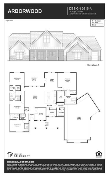 2D floor plan layout of this home in Arborwood, Waller, TX (Image 5).
