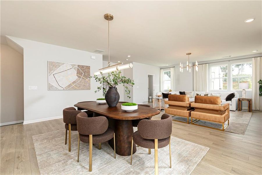 Furnished interior view inside a new home in , Lawrenceville (Image 14). Furnished interior view inside a new home in , Lawrenceville (Image 14).