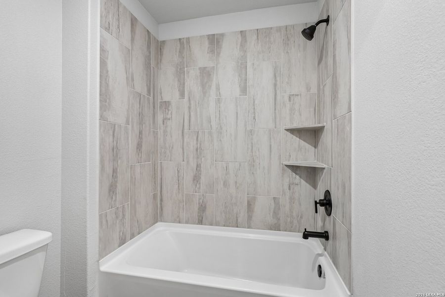 Furnished interior view inside a new home in Hightop Ridge, Converse (Image 11).