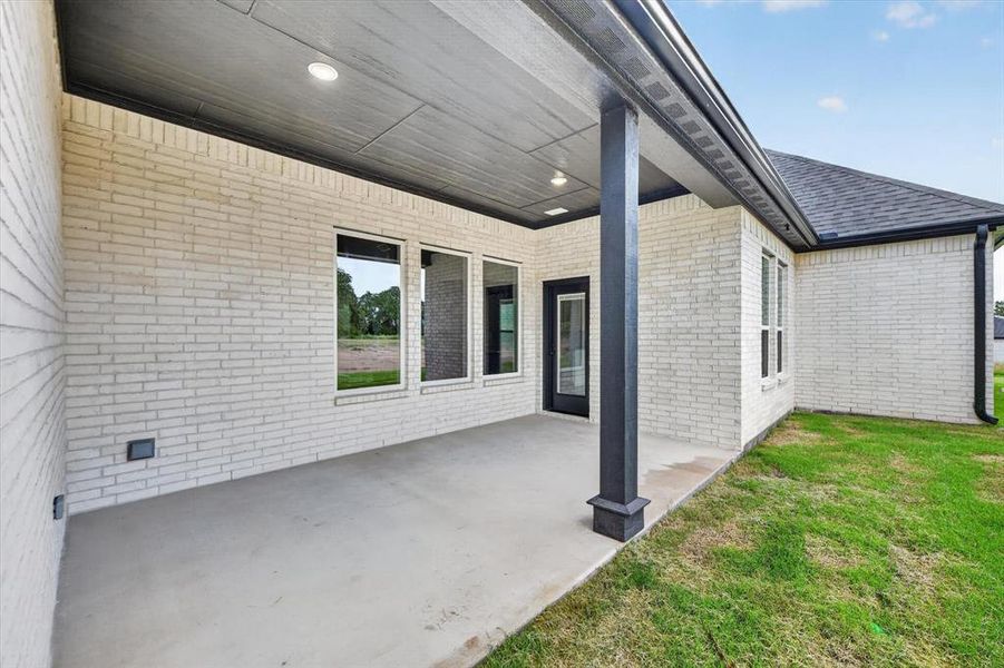 Exterior details and patio area of a home in , Azle (Image 3). Exterior details and patio area of a home in , Azle (Image 3).