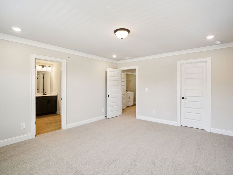 Spacious, unfurnished interior of a new home in Hemingway - Highland Series, Cumming (Image 15).