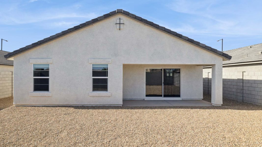 Exterior details and patio area of a home in Remington, Buckeye (Image 3).