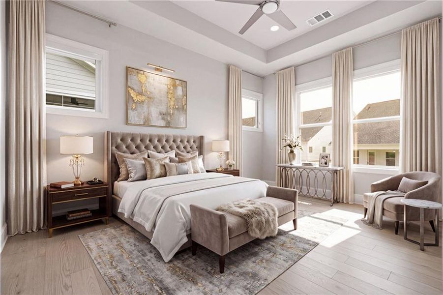 Furnished interior view inside a new home in , Woodstock (Image 7).