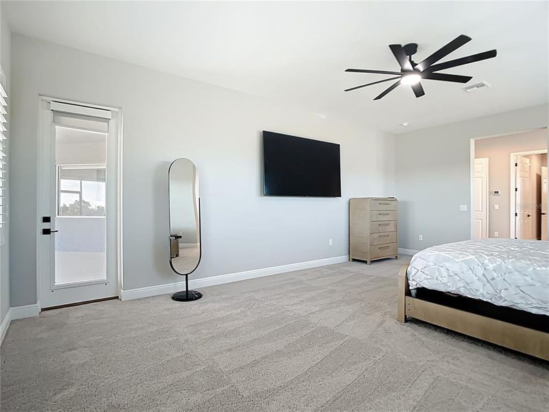 Furnished interior view inside a new home in Hampton Lakes, Sarasota (Image 36). Furnished interior view inside a new home in Hampton Lakes, Sarasota (Image 36).