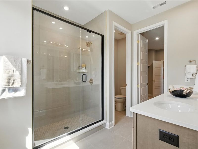 Furnished interior view inside a new home in Grahym at Southbridge, Fort Mill (Image 22).