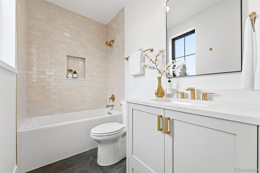 Furnished interior view inside a new home in , Denver (Image 16). Furnished interior view inside a new home in , Denver (Image 16).