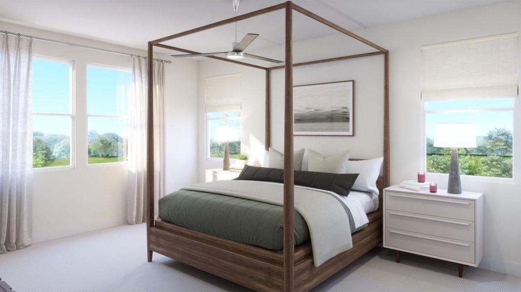 Furnished interior view inside a new home in , Kyle (Image 10).