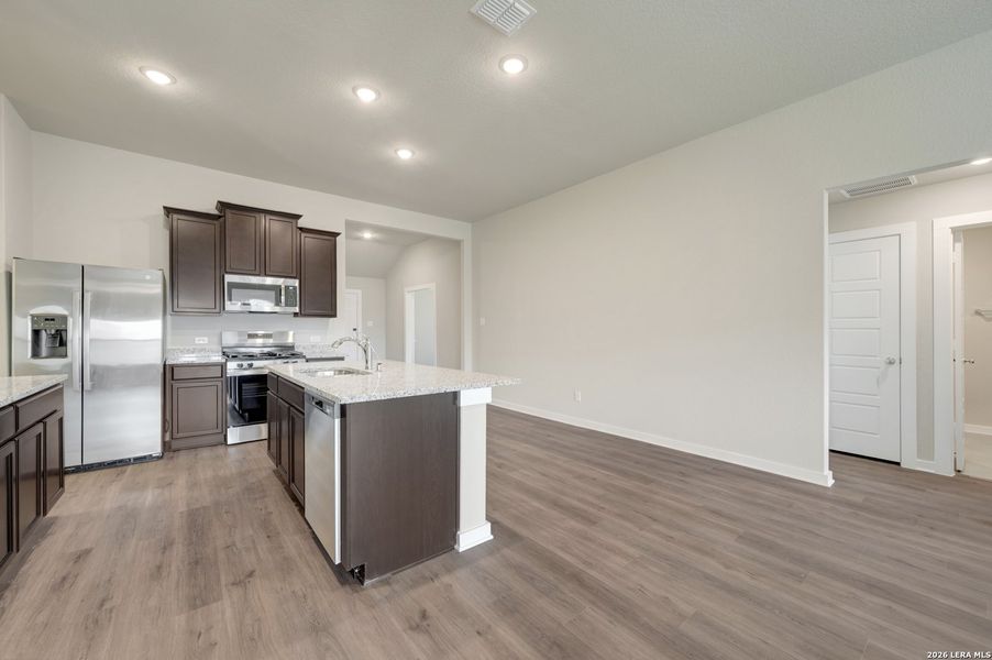 Furnished interior view inside a new home in Winding Brook, San Antonio (Image 5). Furnished interior view inside a new home in Winding Brook, San Antonio (Image 5).
