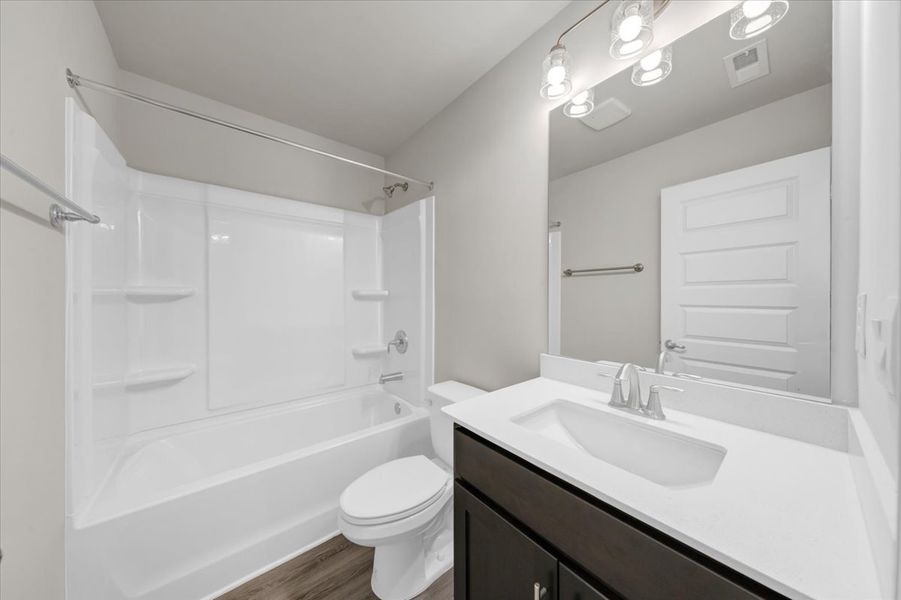 Furnished interior view inside a new home in Scarlett Place, Bowdon (Image 12).