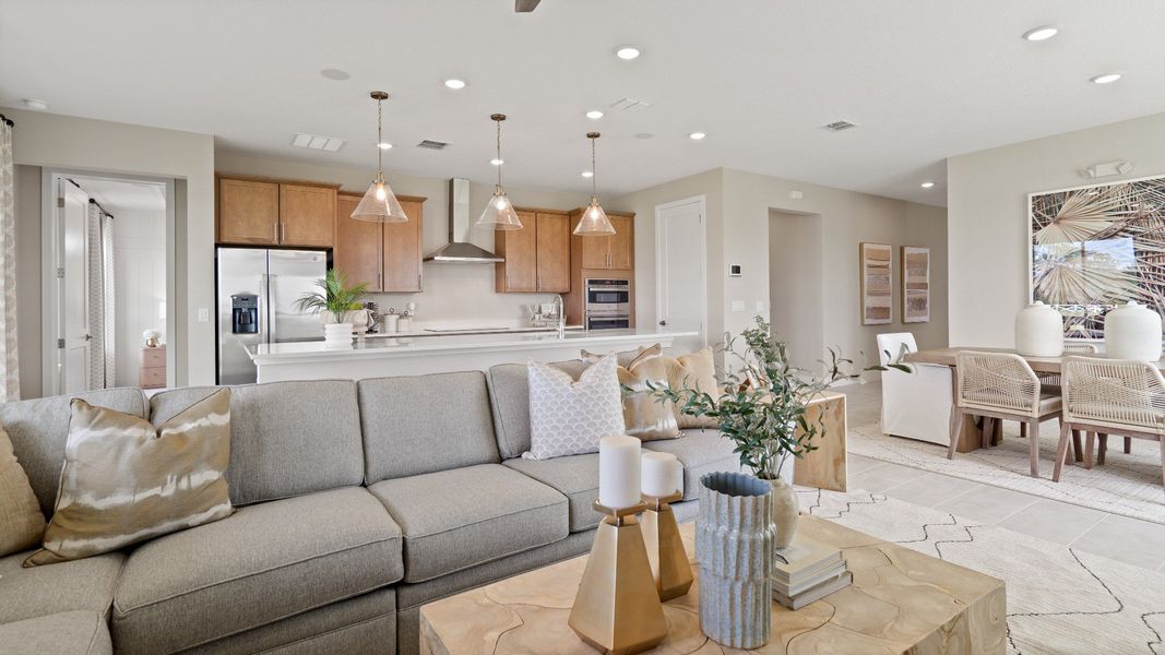 Representative furnished interior of a home built from the Sweetgum by DRB Homes in Lakeside at Satilla, St. Cloud (Image 36).