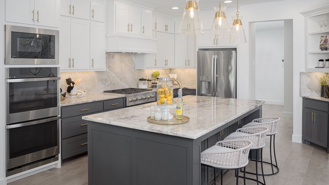 Representative furnished interior of a home built from the 3791W by Perry Homes in Briarley, Montgomery (Image 4).
