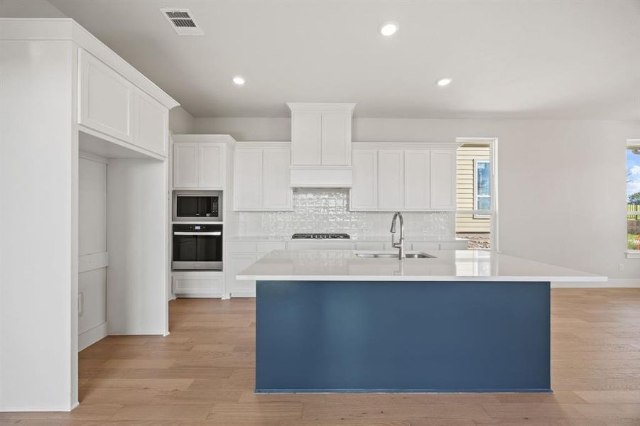 Furnished interior view inside a new home in The Heights at Uptown Celina, Celina (Image 4). Furnished interior view inside a new home in The Heights at Uptown Celina, Celina (Image 4).