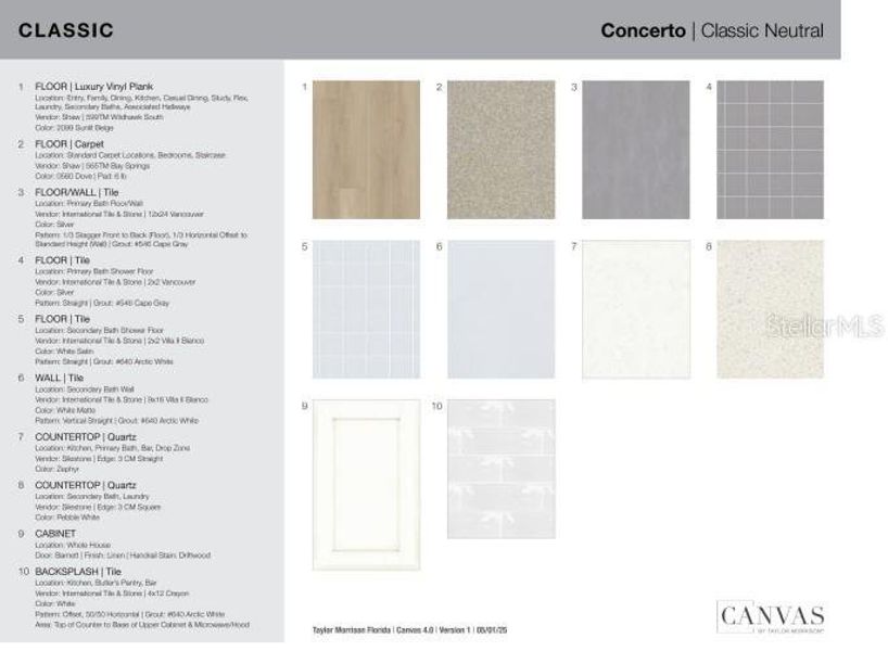 Sample of building materials used in homes in Cassia at Skye Ranch, Sarasota (Image 28). Sample of building materials used in homes in Cassia at Skye Ranch, Sarasota (Image 28).