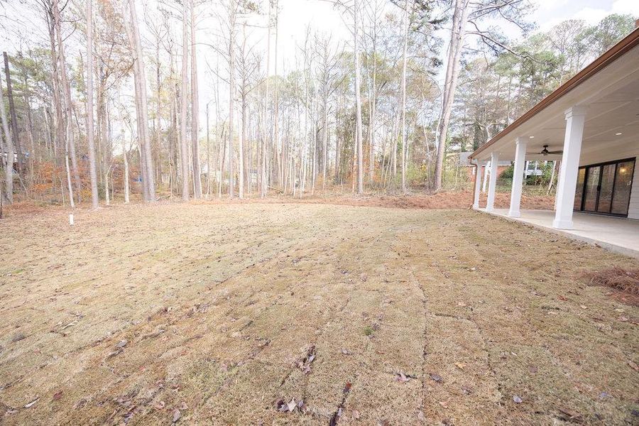 Exterior details and patio area of a home in , Atlanta (Image 33).
