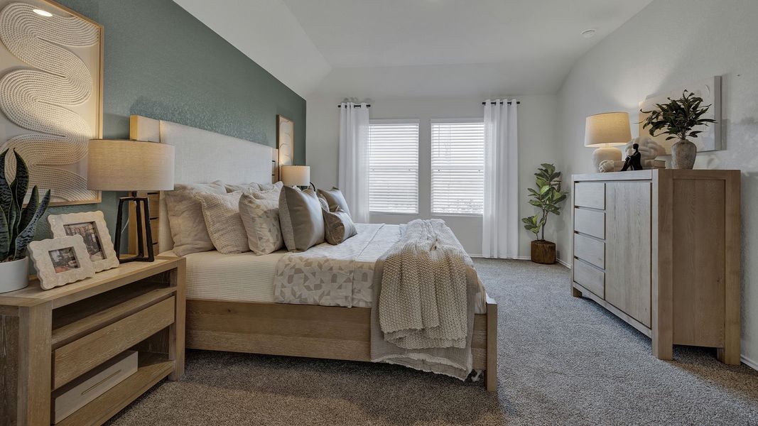 Representative furnished interior of a home built from the The Irvine by D.R. Horton in Swenson Heights, Seguin (Image 22). Representative furnished interior of a home built from the The Irvine by D.R. Horton in Swenson Heights, Seguin (Image 22).