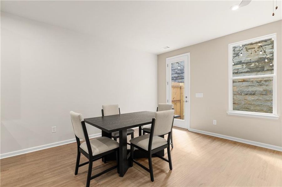 Furnished interior view inside a new home in The Village at Shallowford, Kennesaw (Image 10).