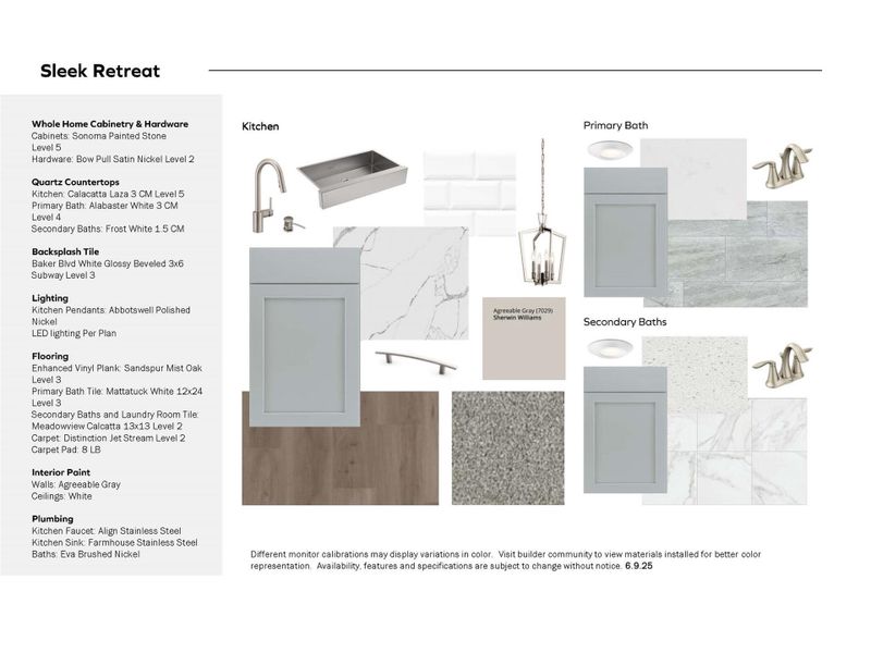 Designer Selections in this home