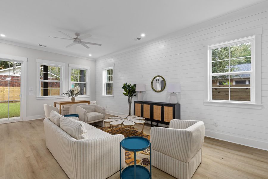 Furnished interior view inside a new home in , North Charleston (Image 41).