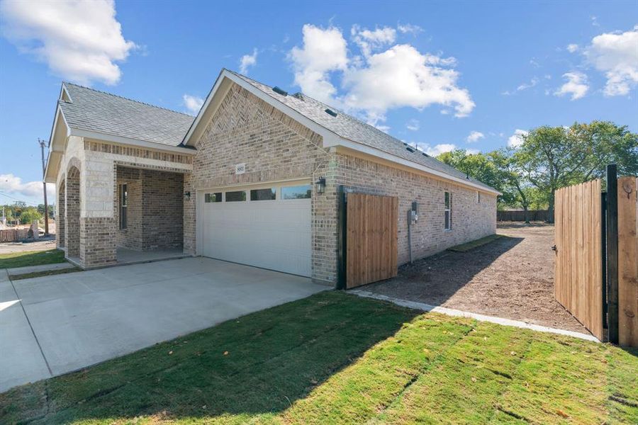 Exterior details and patio area of a home in , White Settlement (Image 32).