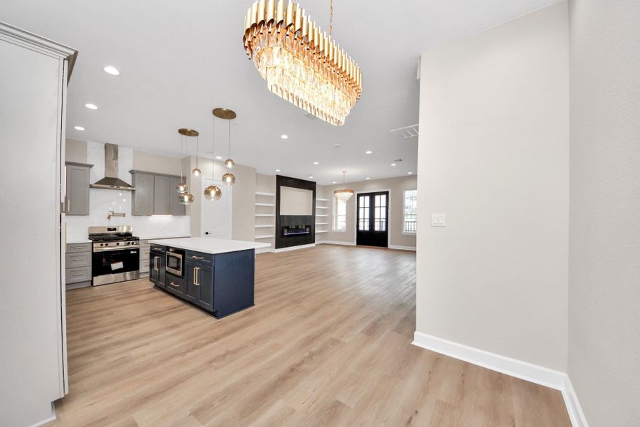 Furnished interior view inside a new home in , Houston (Image 8). Furnished interior view inside a new home in , Houston (Image 8).