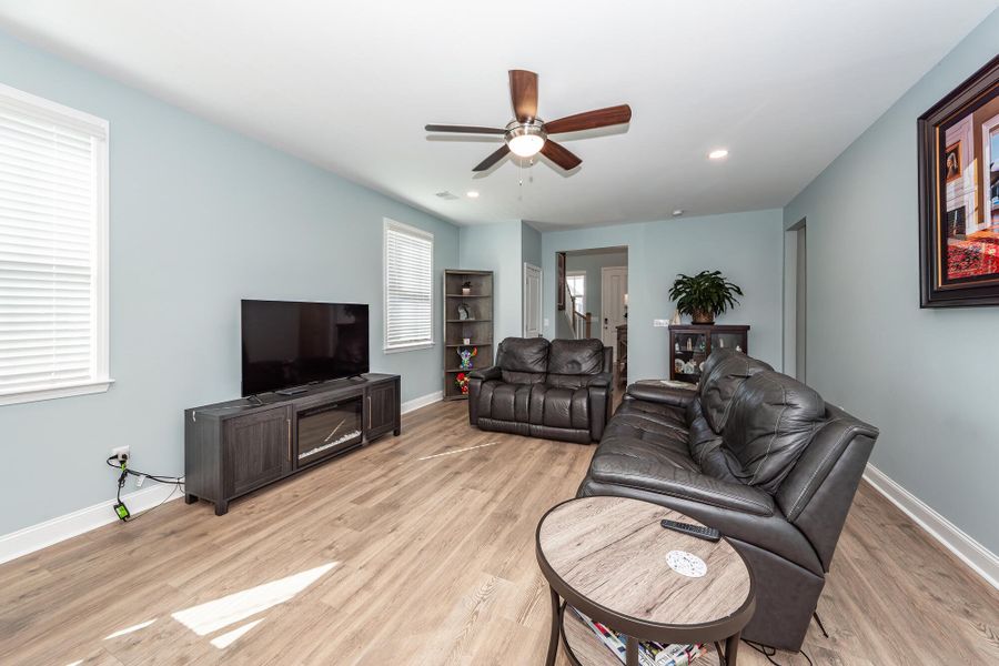 Furnished interior view inside a new home in High Point at Foxbank, Moncks Corner (Image 11).