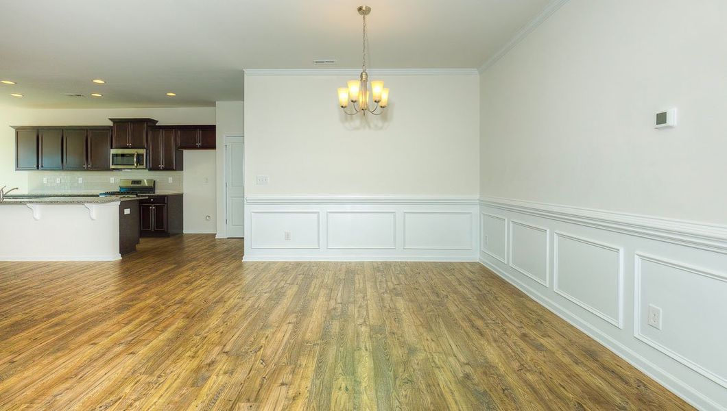 Representative unfurnished interior of a home built from the Aberdeen by D.R. Horton in Twinleaf Meadows, Monroe (Image 13).